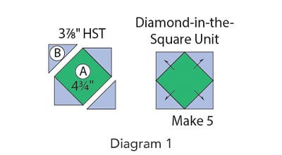 Mother's Dream Block - Diagram 1