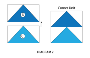 Flying Geese Block Diagram 2