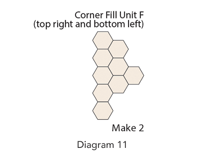 French Bouquet Quilt Block, Diagram 11