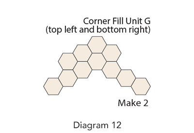 French Bouquet Quilt Block, Diagram 12