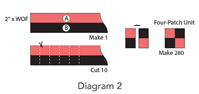 Hampden Avenue Quilt, Diagram 2