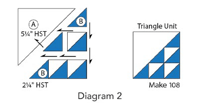 Tempus Fugit Quilt, Diagram 2
