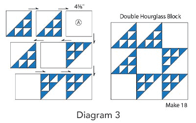 Tempus Fugit Quilt, Diagram 3