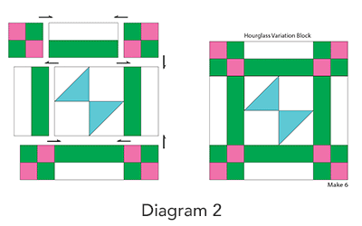 Celebration Quilt-Along, Diagram 2