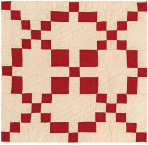 Burgoyne Surrounded Quilt, Detail