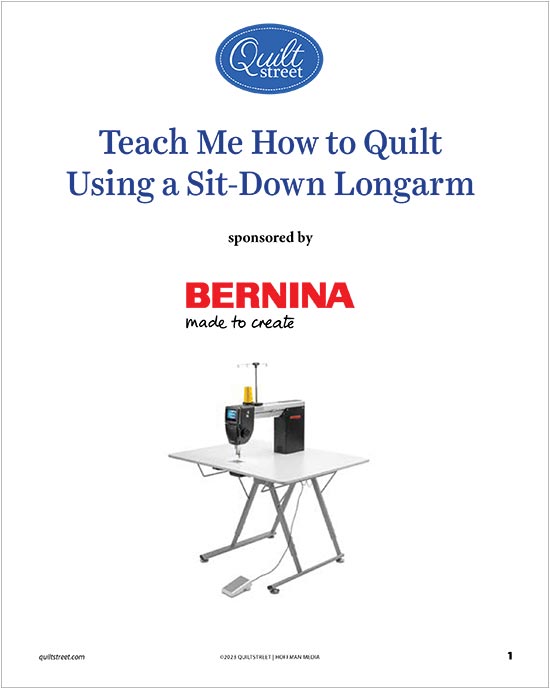Teach Me How to Quilt with a Sit-Down Longarm eBook